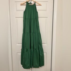 Gal Meets Glam Green Halter Dress